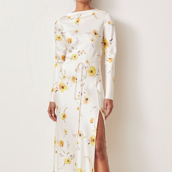 Bec & Bridge Dresses & Skirts - BNWOT BEC & BRIDGE PRINT COLETTE LONG SLEEVE MIDI DRESS - SIZE 6 AU/2 US (RRP $3